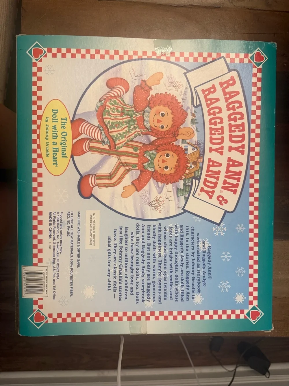Raggedy Ann & Raggedy Andy Holiday Doll Set - Red